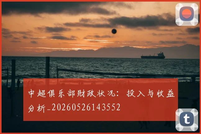 中超俱乐部财政状况：投入与收益分析_20260526143552